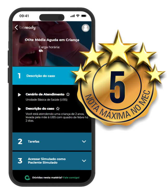 AVA avaliado com nota 5