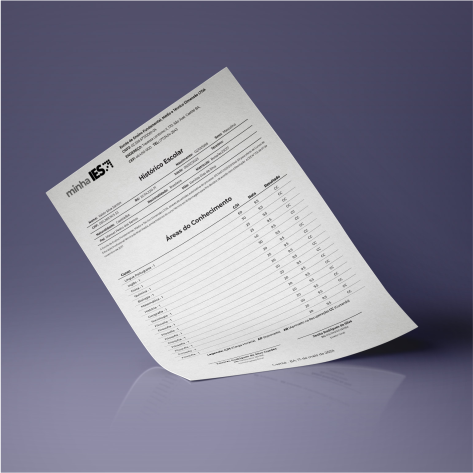 Histórico Escolar Modelo 3